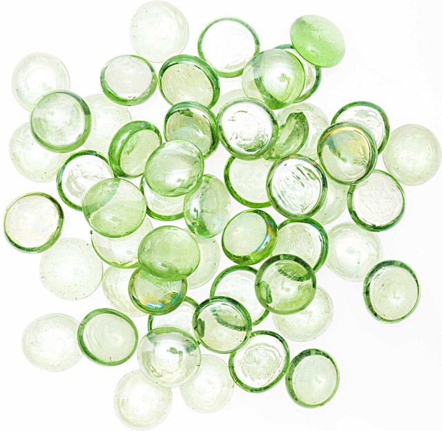 idee. Creativmarkt Glasnuggets Grün Irisierend, 700g - Bild 1