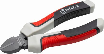 Connex Seitenschneider 3K aus Chrom-Vanadium in Rot und Schwarz, Länge: 160 mm - Bild 1