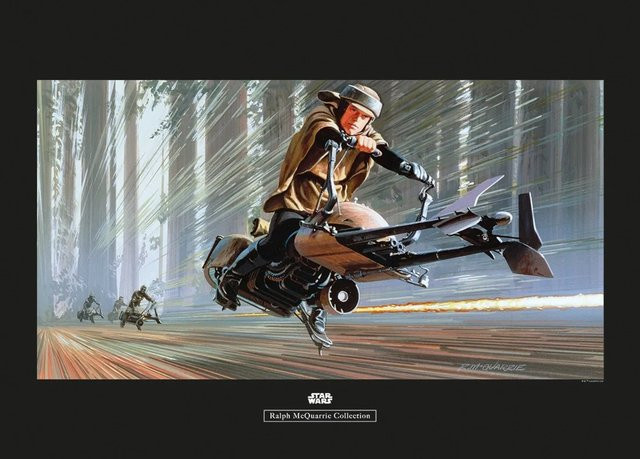 Komar Wandbild Star Wars Speeder Paper Poster Multicolor B: 70 cm, H: 50 cm - Bild 1