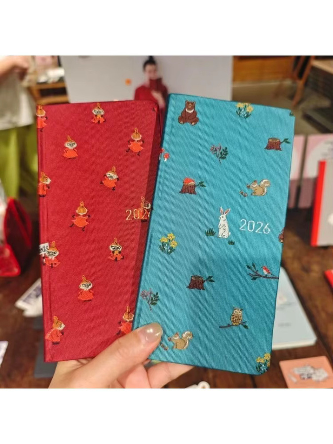 2026 Planer im A5-Format mit blauem Wildtierdesign und Softcover für Studenten und Erwachsene - Bild 2