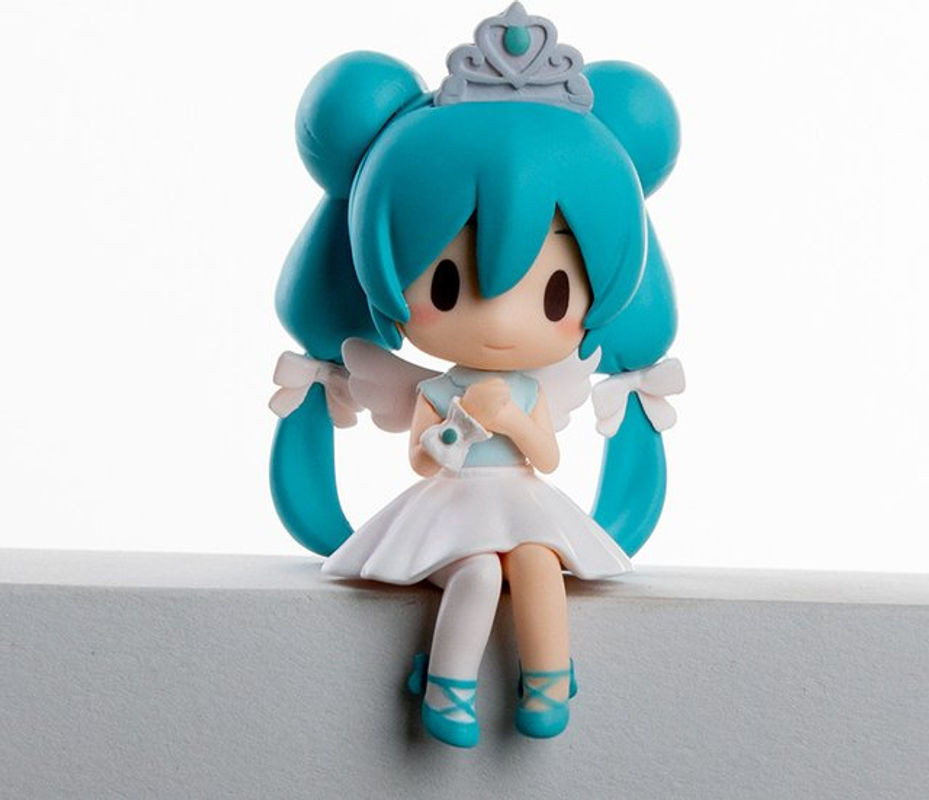 Bandai Hatsune Miku Prinzessin Q Version Figur, mehrfarbig, Höhe: 7,5 cm - Bild 1