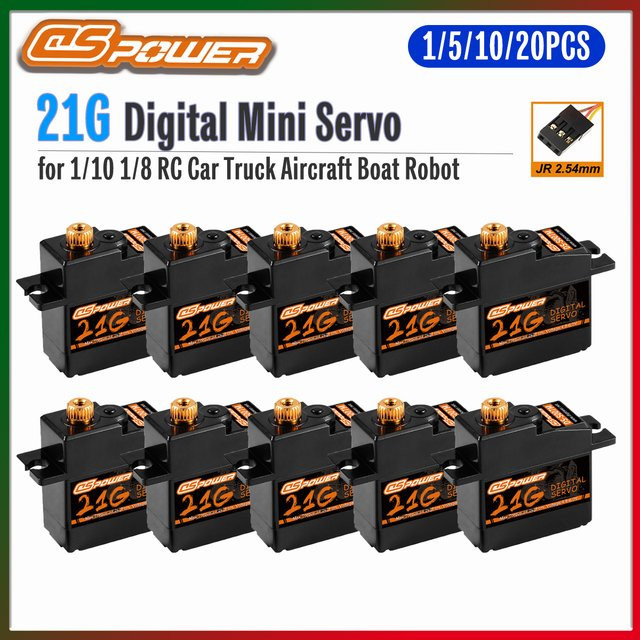 DSPOWER Digitaler Wasserdichter Servo mit Metallgetriebe, 1:18 - Bild 1