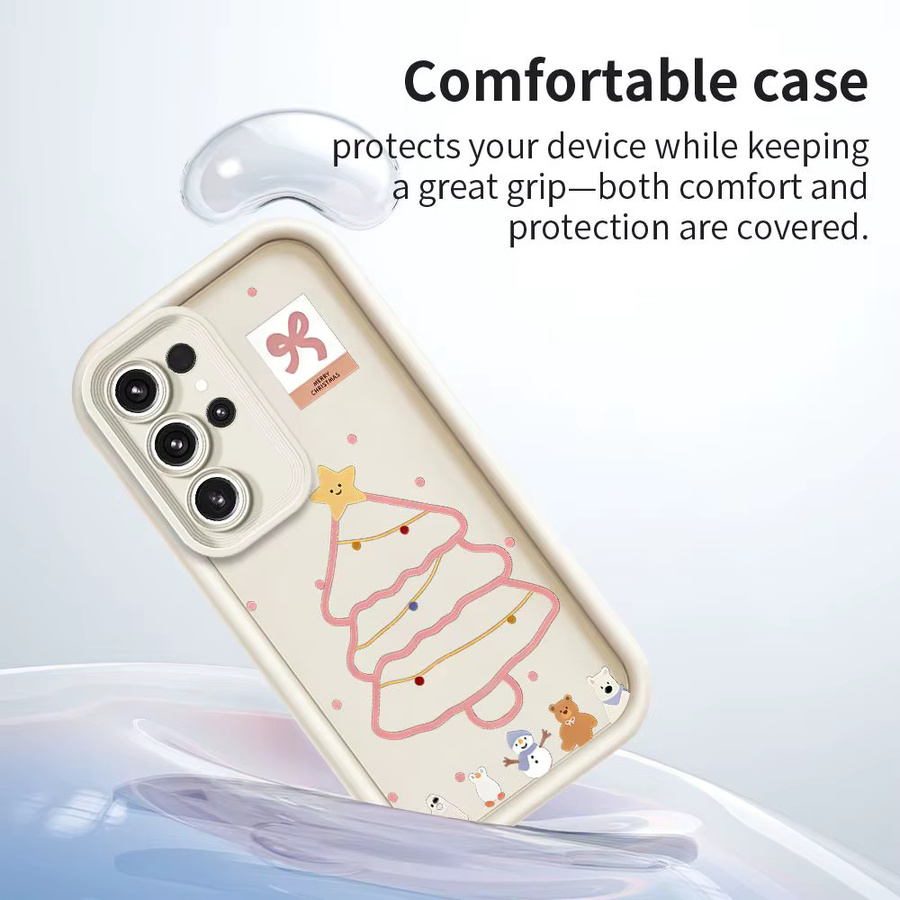 Weihnachtsbaum Handyhülle für Samsung Galaxy S26 Ultra S25 S24 S23 S22 S21 S20 Plus FE Note 20 Ultra Cover - Bild 2