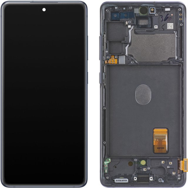 Samsung Galaxy S20 FE 5G G781 Display mit Touchscreen und Rahmen in Marineblau - Bild 1