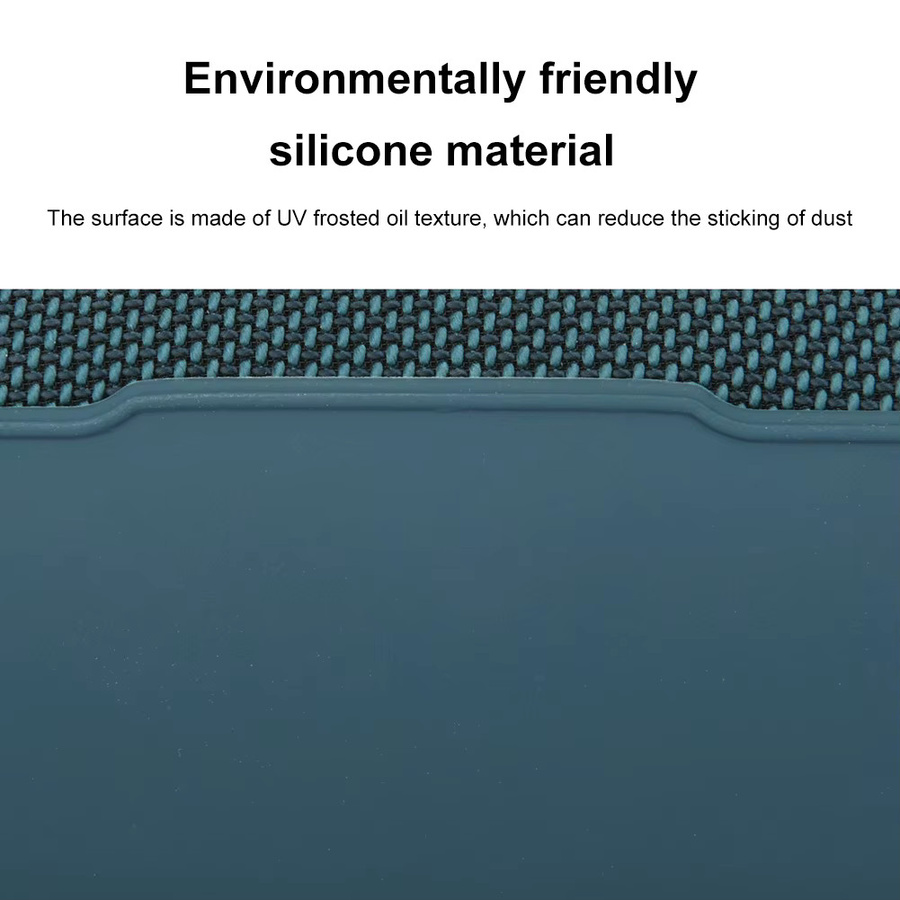 APWIKOGER Silikonhülle für JBL Flip 7 Bluetooth-Lautsprecher in Blau mit Schultergurt - Bild 4