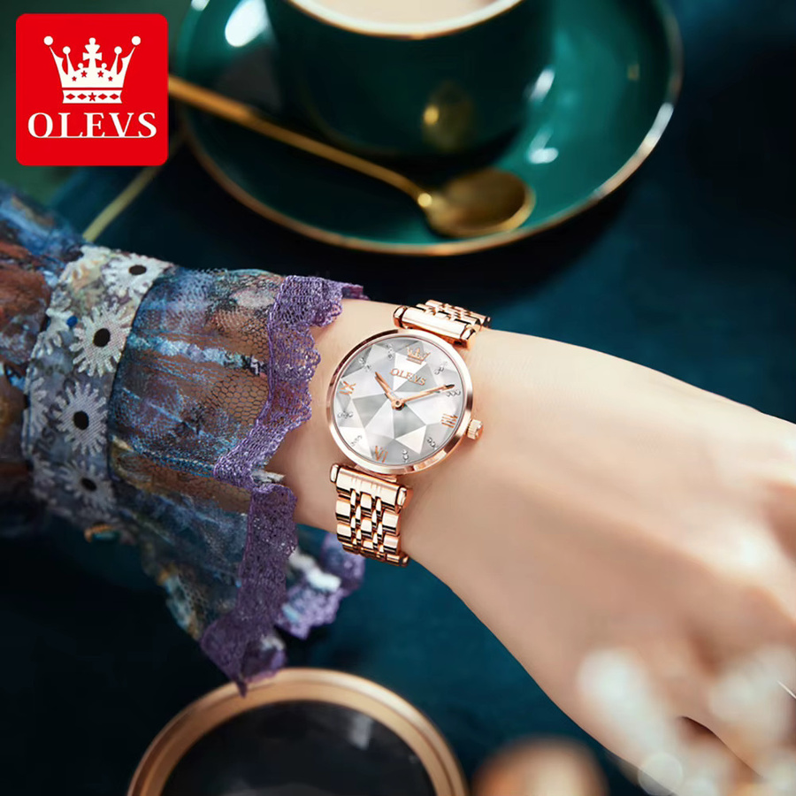 OLEVS Armbanduhr, Quarz, Edelstahl, Damen - Bild 3