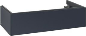 V&B Waschtischunterschrank Antao mit Auszugsbeleuchtung ohne Front in matt blau lackiert B/T/H: 98,8 x 49,3 x 25,6 cm - Bild 1