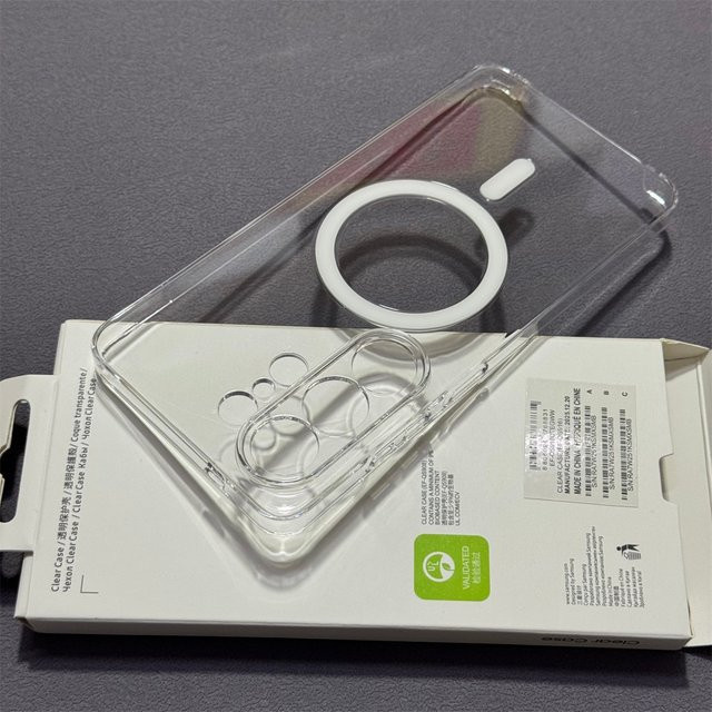 Transparente Magsafe Handyhülle für Samsung Galaxy S26 Plus S26+ S25 S24 Ultra aus Acryl mit magnetischem kabellosem Laden - Bild 1