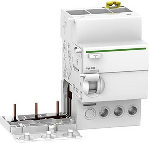 Schneider Electric FI-Block Vigi iC60L RCD, 3-polig, 25A, 100mA, Typ A, Farben: Rot/Weiß - Bild 1