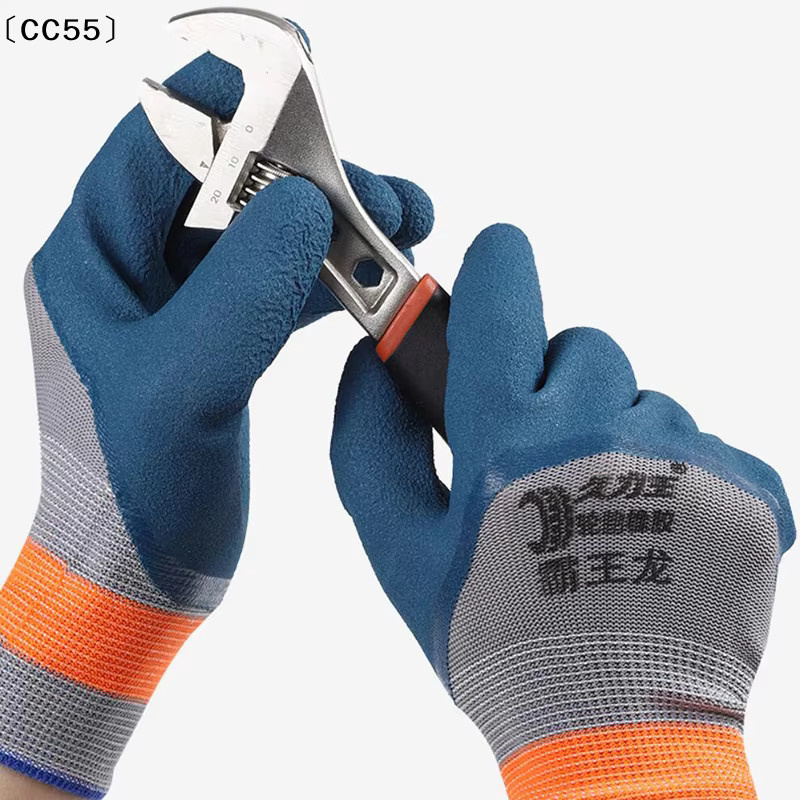 Verschleißfeste und rutschfeste Arbeitshandschuhe für Autoreparatur und Werkstatt in Blau - Bild 5