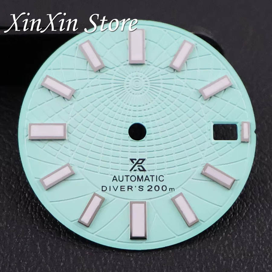 XINGHAN Uhrenwerk NH36, Mechanisch, Grün, Leuchtende Anzeige, 28,5 mm - Bild 4