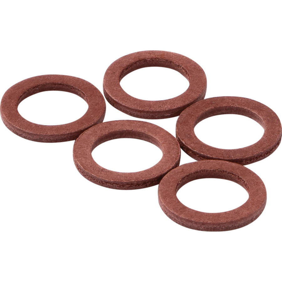 KÖRO Fiber-Ring in Braun, 5 Stück, B/T/H: 9 x 14 x 1,5 mm - Bild 2