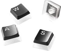 SteelSeries PrismCaps Tastenkappen Schwarz und Transparent aus PC - Bild 1