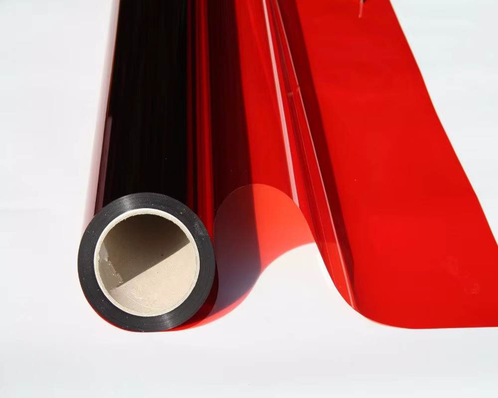 HOHOFILM Rote dekorative Fensterfolie zur Glastönung als Glasaufkleber - Bild 2