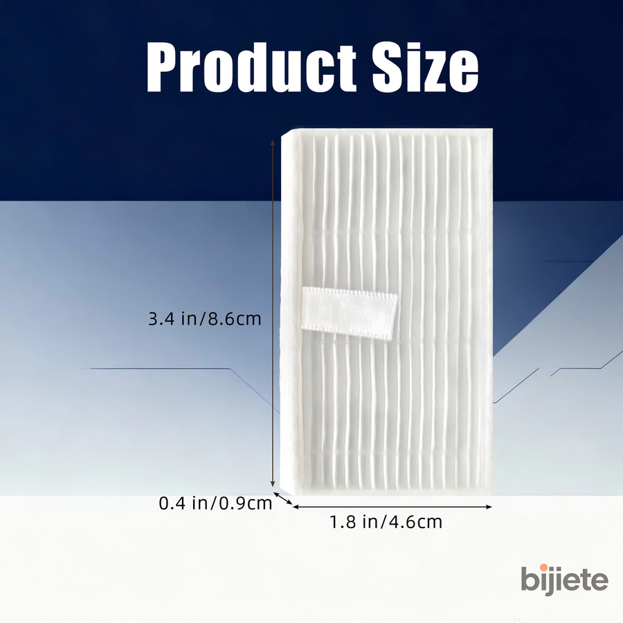 Heloxyo Hepa-Filter in Weiß kompatibel für Lydsto W2, Kyvol Cybovac S60, AICLE INS-200, inic iX10 und TAMA All in ONE MAX - Bild 2