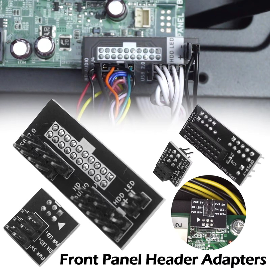 Dell Frontplatten-Header-Adapter für Optiplex 7010 9010 7020 9020 und Precision T1700 in Schwarz - Bild 6