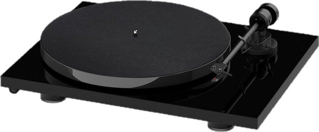 Pro-Ject E1 Phono Plattenspieler in Hochglanz Schwarz - Bild 1