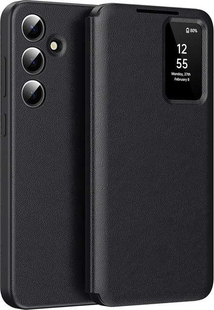 Techsuit SmartView Hülle für Samsung Galaxy S25 FE in Schwarz - Bild 1