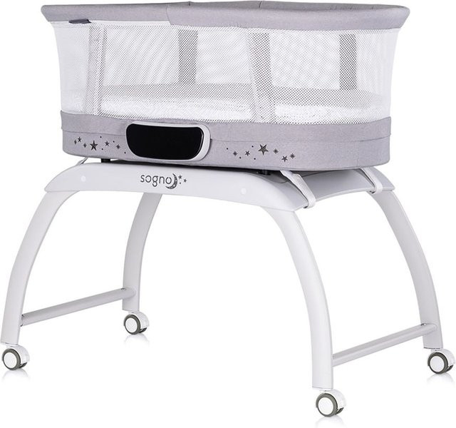 Chipolino Beistellbett Sogno 2 in 1 mit Spieltisch in Grau - Bild 1