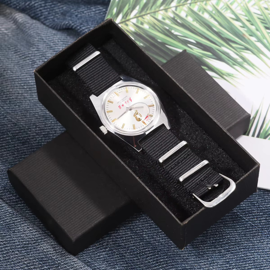 HEIMDALLR Armbanduhr, Handaufzug, 36 mm, Silber, Weiß, Herren - Bild 6