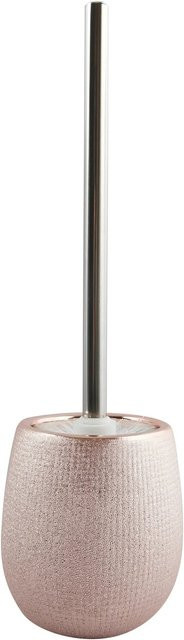 MSV WC-Bürste Shanghai aus Keramik in Rosa, Durchmesser: 13 cm, Höhe: 41 cm - Bild 1