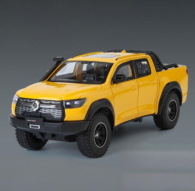 Linyi Toy Car Gwm Poer Kanone Offroad SUV, Modellauto, Metall, 1:24, ab 14 Jahren - Bild 1