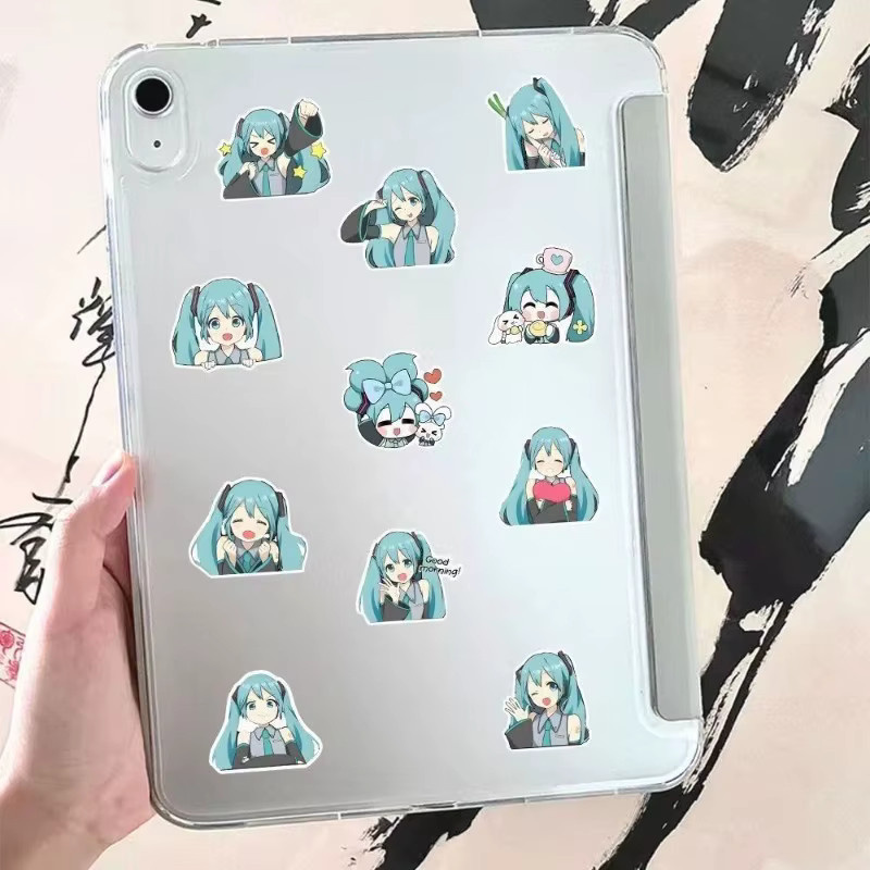 Hatsune Miku Emoticon-Paket, wasserdichter Aufkleber - Bild 2