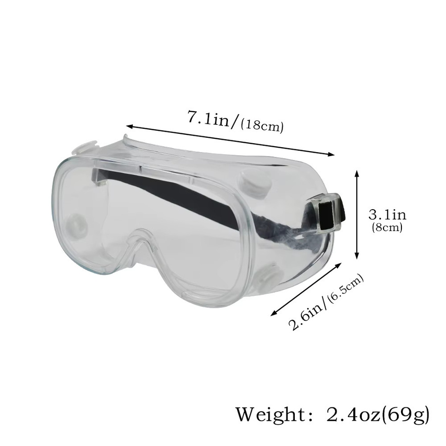 Staubdichte Schutzbrille in Transparent für Radfahren und Offroad-Einsätze - Bild 2