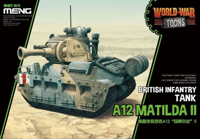 MENG Models British Infantry Tank A12 Matilda II, Fahrzeug, ab 14 Jahren - Bild 1