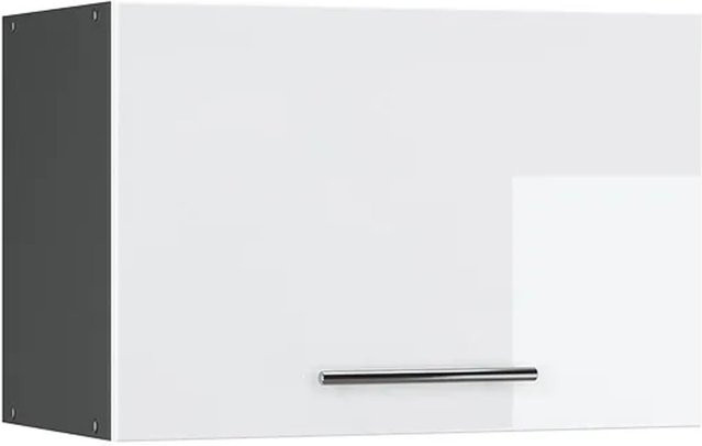 Vicco Hängeschrank Fame-Line Küchenschrank Weiß Hochglanz Anthrazit B: 60 cm, H: 40 cm, T: 34,1 cm - Bild 2