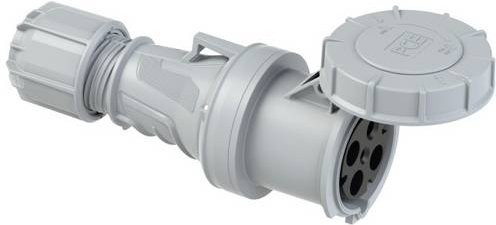 PC Electric Power Twist 234-1 CEE Kupplung 63A 4polig grau IP67 - Bild 1