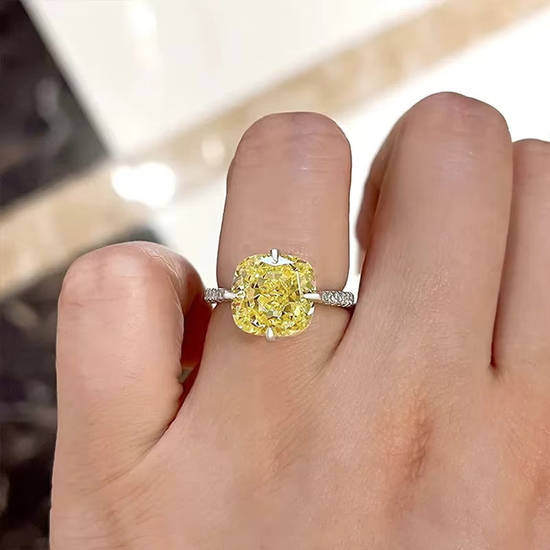 Huitan Ring, silberfarben, Zirkonia, Damen - Bild 2