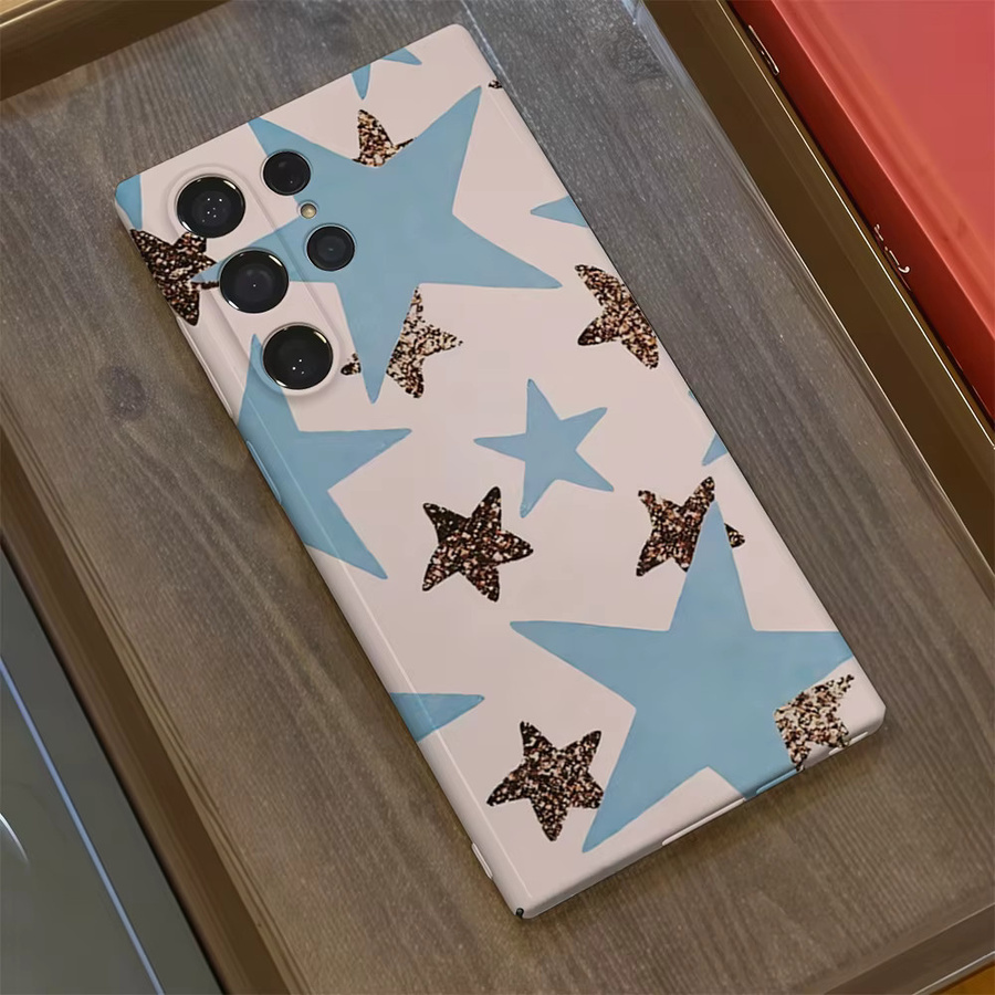 Potdemiel Glänzende Doppelschicht-Rückabdeckung Blue für Samsung Galaxy S25 Ultra, S24 und S23 Ultra Plus Schützende Handyhülle - Bild 3
