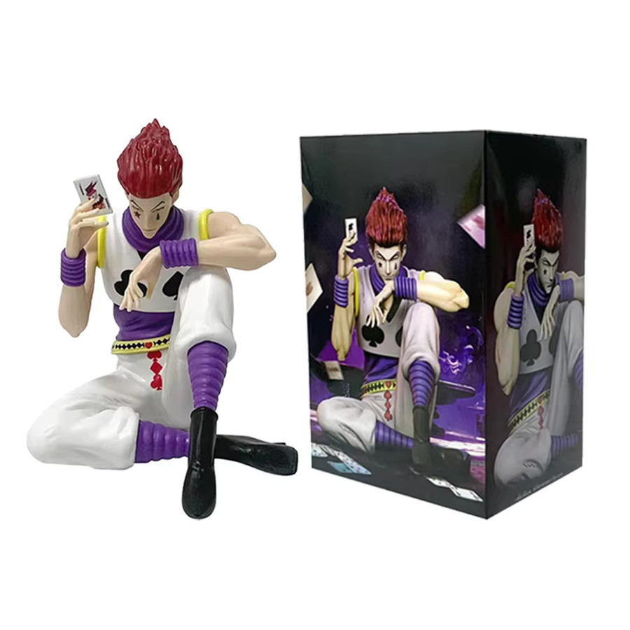 Hisoka Anime-Figur aus Hunter x Hunter als PVC-Actionfigur in sitzender oder stehender Pose - Bild 2