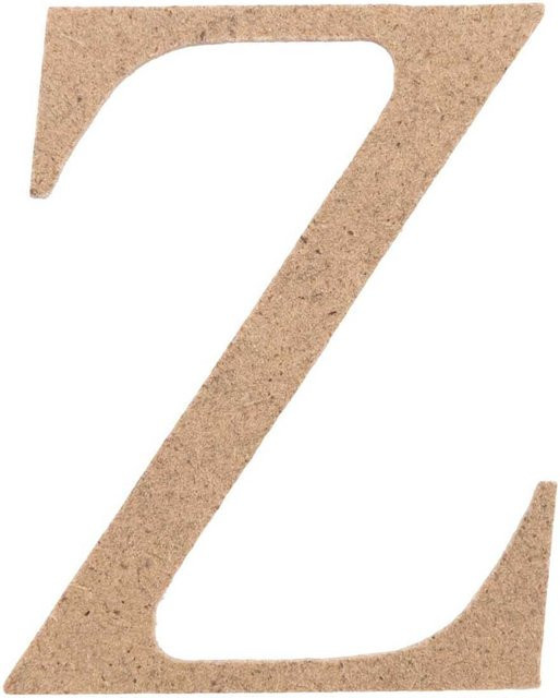 Rico Design MDF Mini Großbuchstabe Z aus Holz - Bild 1