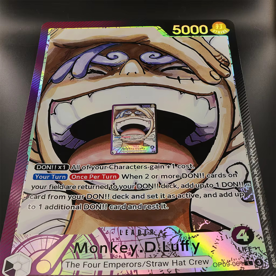Bandai One Piece TCG Jumbo-Karte Luffy, Englisch, Piraten - Bild 4