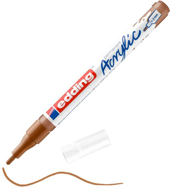 edding Acrylmarker 5300 Fein in Haselnuss Braun - Bild 1