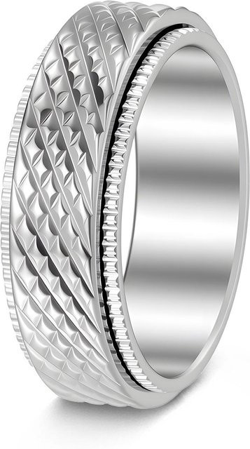 Drehbarer Dekompressionsring Edelstahl, Gold, Unisex, Size 10 - Bild 1