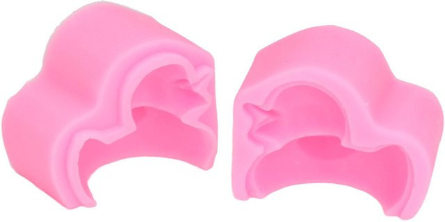 2 Stück Igeteck Fondantformen in Entenform aus Silikon, Farbe: Pink - Bild 1