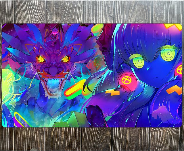 Yu-Gi-Oh! Amazing Dragon Playmat, Game Card Pad, Bunt / Mehrfarbig - Bild 1