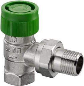 Oventrop Thermostatventil Baureihe AZ V DN 20 Eckventil aus vernickeltem Messing in Silber - Bild 1