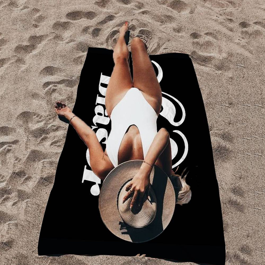 Blaser Logo Mikrofaser Strandtuch für Yoga, Schwimmen und Sport, weich und saugfähig, B/B: 30 x 30 cm - Bild 2