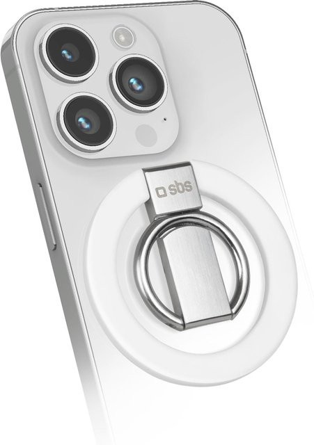 Magnetischer Ringständer für dein iPhone, kompatibel mit MagSafe, Farbe: Weiß - Bild 1