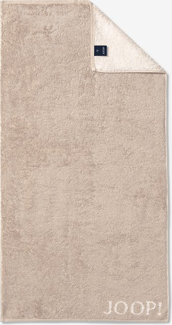 Joop! Living Duschtuch Classic Doubleface aus Baumwolle, Sand/Beige - Bild 1