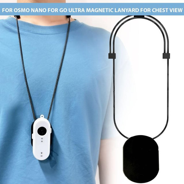 DJI Osmo Nano Magnetische Brusthalterung mit einstellbarem Halsband-Halterung Strap Zubehör - Bild 1