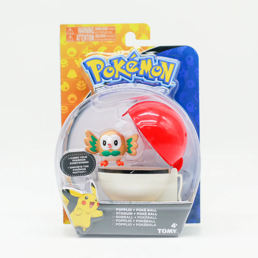 Hasbro Pokémon Litten Raichu Rowlet Actionfiguren, Poké Ball Modell, ab 4 Jahren - Bild 1