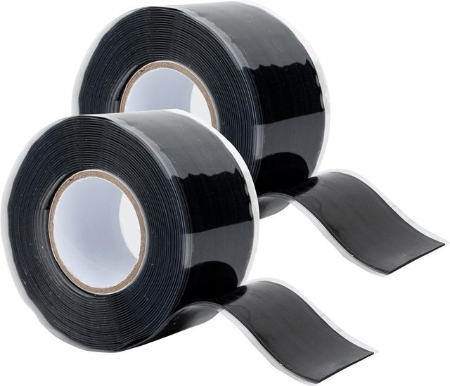 SCESSPACK Selbstverschmelzendes Silikon-Reparaturband in Schwarz als isolierendes Dichtungsband für Sanitär, Schläuche und Kabel - Bild 1