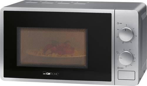 Clatronic MWG 792 Kombi-Mikrowelle mit Grillfunktion in Silber - Bild 1