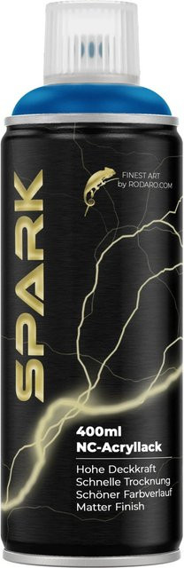 SPARK Spraydose Signalblau Matt, lösungsmittelbasierte Farbe, 400ml - Bild 1