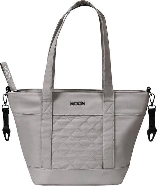 Moon Wickeltasche V-Shape Bag grau Schultertasche faltbar B: 41,0 cm, H: 28,0 cm, T: 16,0 cm - Bild 1